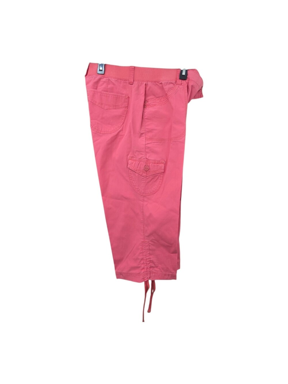 Gloria vanderbilt pink cargo capri pants